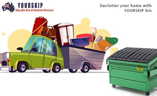 Decluttering Your Home with the help of a Skip Bin